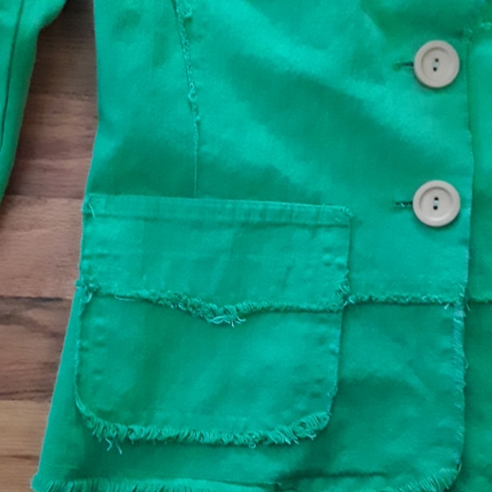 Green two button jacket - Picture 7 of 8